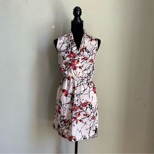Abstract cherry blossom tunic top / mini dress